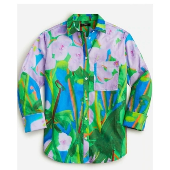 NWT J Crew button down shirt, limited rare “Nicole Wittenberg” collaboration - Picture 3 of 12